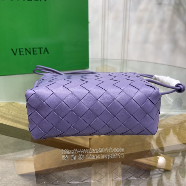 Bottega veneta高端女包 98090 寶緹嘉新款編織小方包 BV經典款編織小號肩背女包  gxz1307